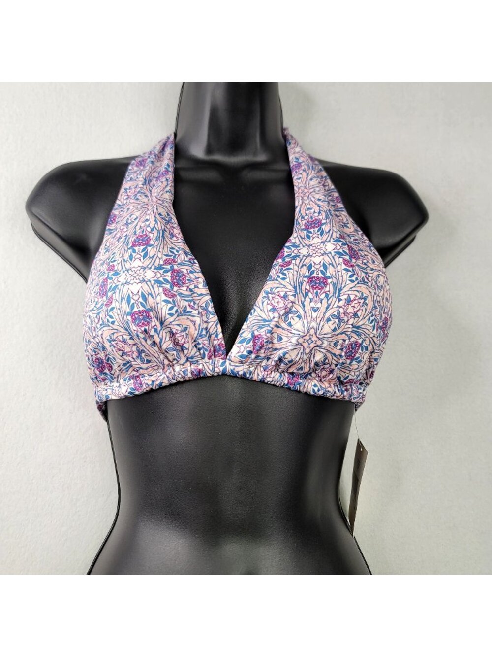Eberjey S Marimar Lennon Bikini Halter Top Multi Floral Beach Resortcore USA